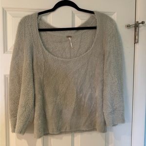 Free people gray moonbeam sweater